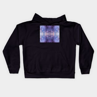 Abstract pattern made of a photo of an old Spanish door Kids Hoodie